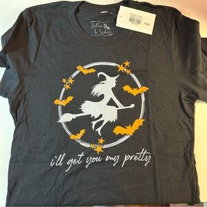 Black Halloween Witch Shirt